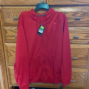 Nike Red Zipup Hoodie